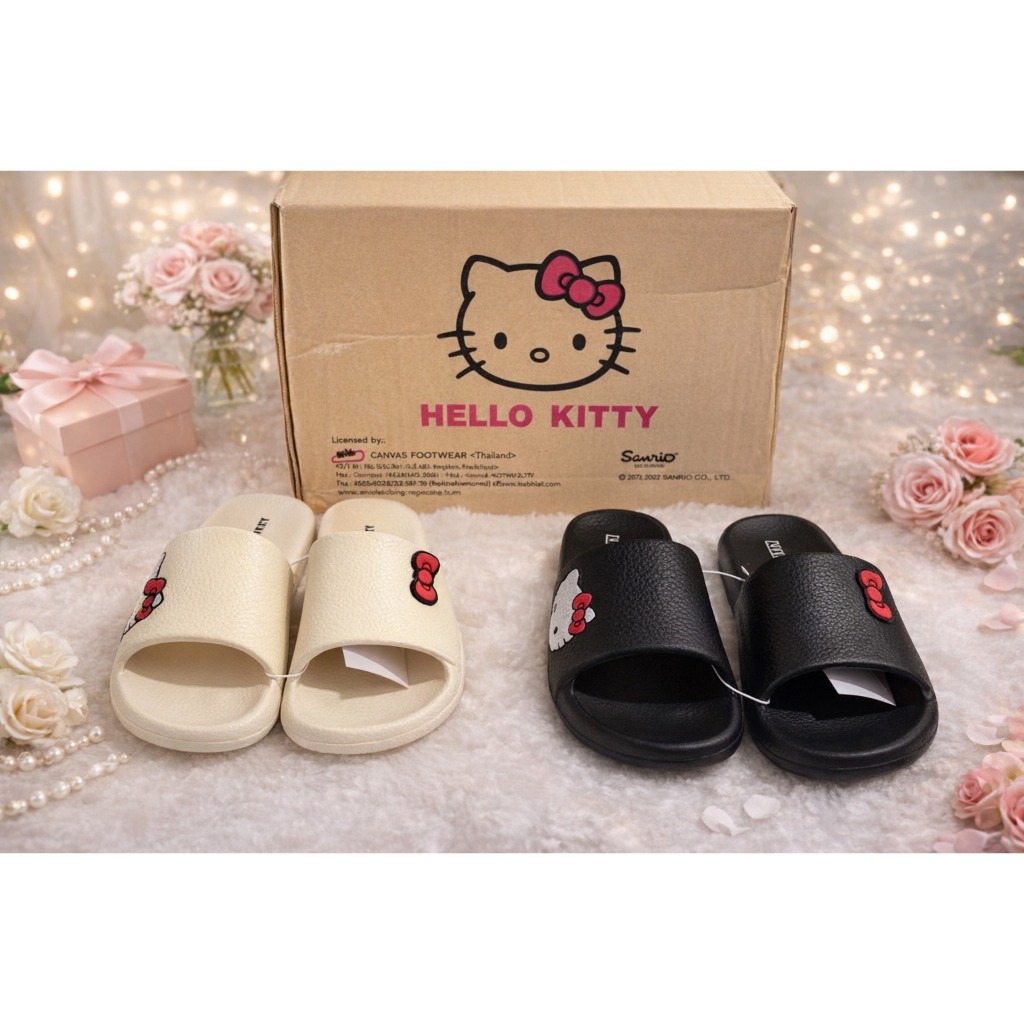 รองเท้าแตะลิขสิทธิ์แท้ Hello Kitty รุ่น KTP-041