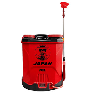 ถังพ่นยาแบตเตอรี่ NIPPON 16L/18L/20L สีแดง เครื่องพ่นยาสะพายหลัง รับประกัน 6 เดือน