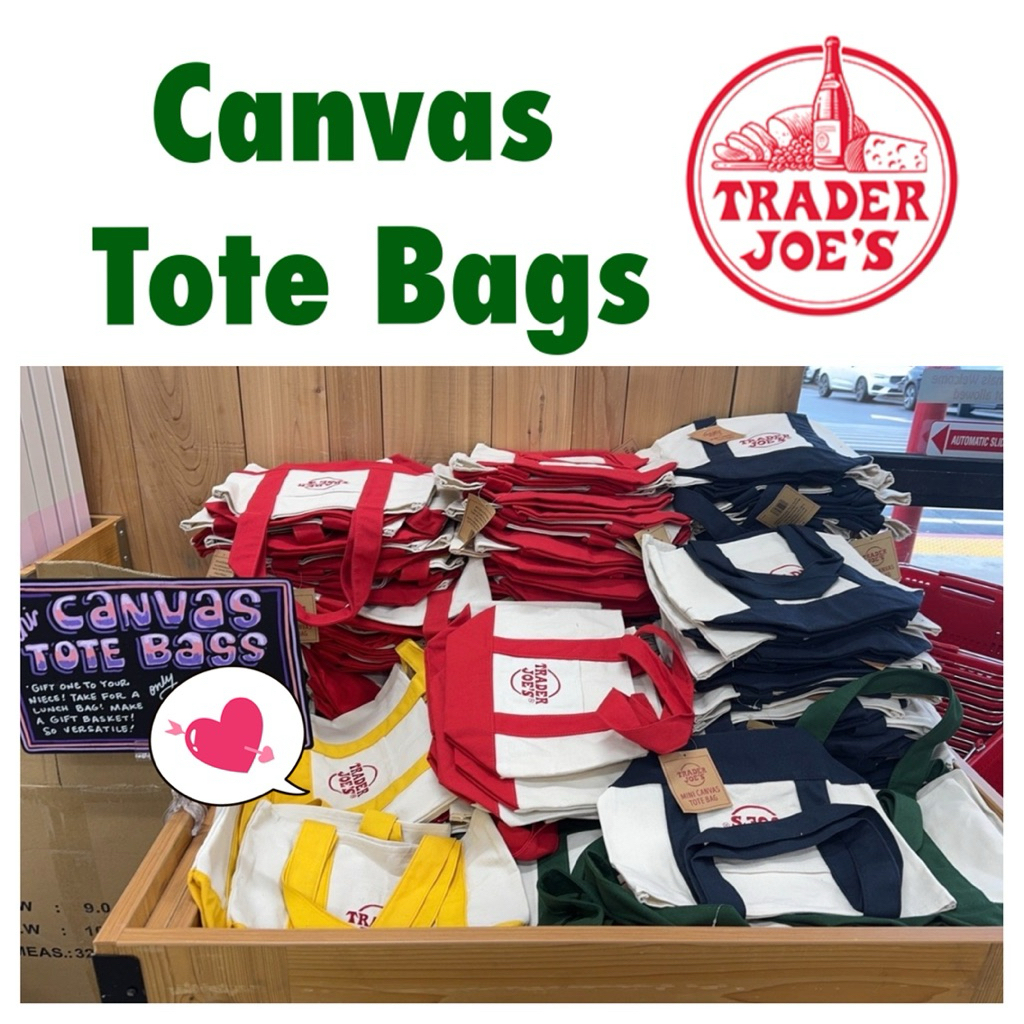 พร้อมส่ง ของแท้🇺🇸 ✅ Treader Joe’s Tote bag กระเป๋าผ้า แข็งแรง ผ้าหนา