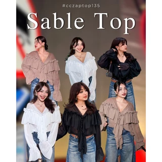 Chuuclothing Sable Top [พร้อมส่ง ดำ/น้ำตาล/ชมพู(สีใหม่)] เก็บโค้ดหน้ากิจกรรม