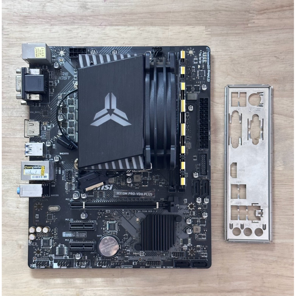 ชุด CPU I5 9400F/MB MSI H310M PRO VDH PLUS/SINK RGB/RAM DDR4 16GB X1 BUS2666 [มัดรวม4ชิ้น] สภาพดี