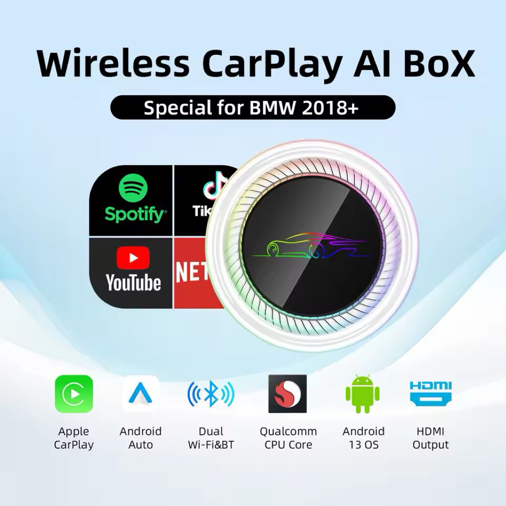 Ai Box Carplay for BMW 8+128 พร้อมช่องต่อ HDMI