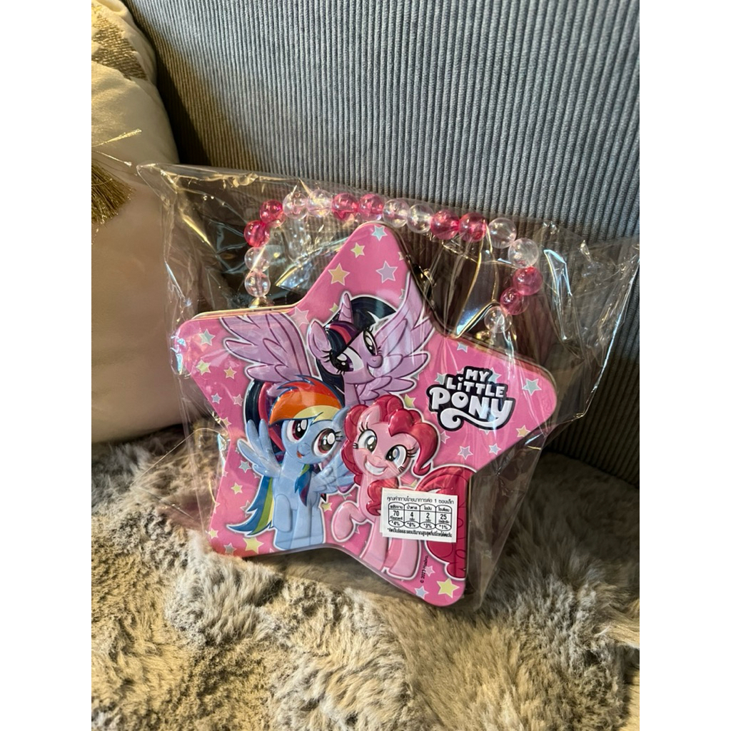 กระเป๋ากล่องเหล็กม้า little pony พร้อมบิสกิต iora สุดน่ารัก