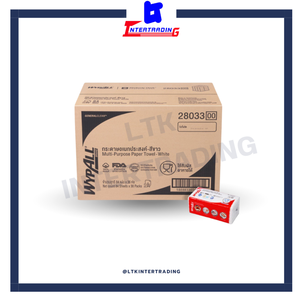 กระดาษซับมัน ซับอาหาร อเนกประสงค์ Wypall L10-28033