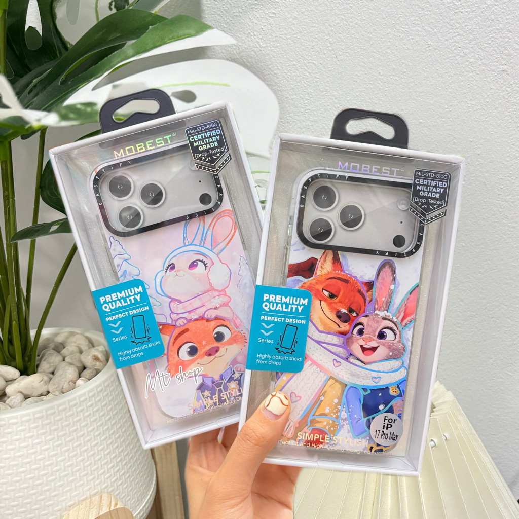 💥Mobest Case ลายNick & Judy สำหรับรุ่น iP 17promax (ไม่มีแม่เหล็กชาร์จ)