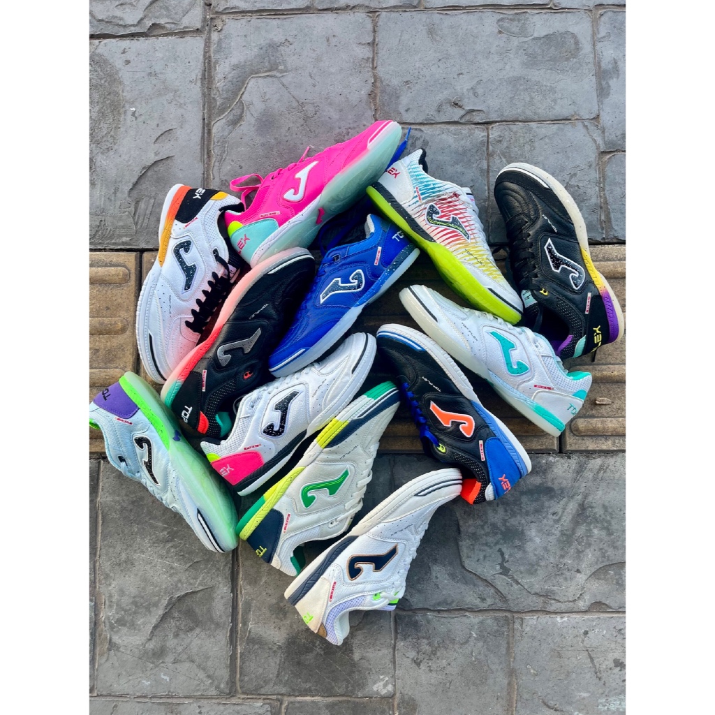 (สินค้าพร้อมส่งในไทย)(ไม่มีกล่อง) สินค้าลิขสิทธ์จากสเปน รองเท้าฟุตซอล JOMA TOPFLEX  สีใหม่ล่าสุดไม่เข้าไทย !!