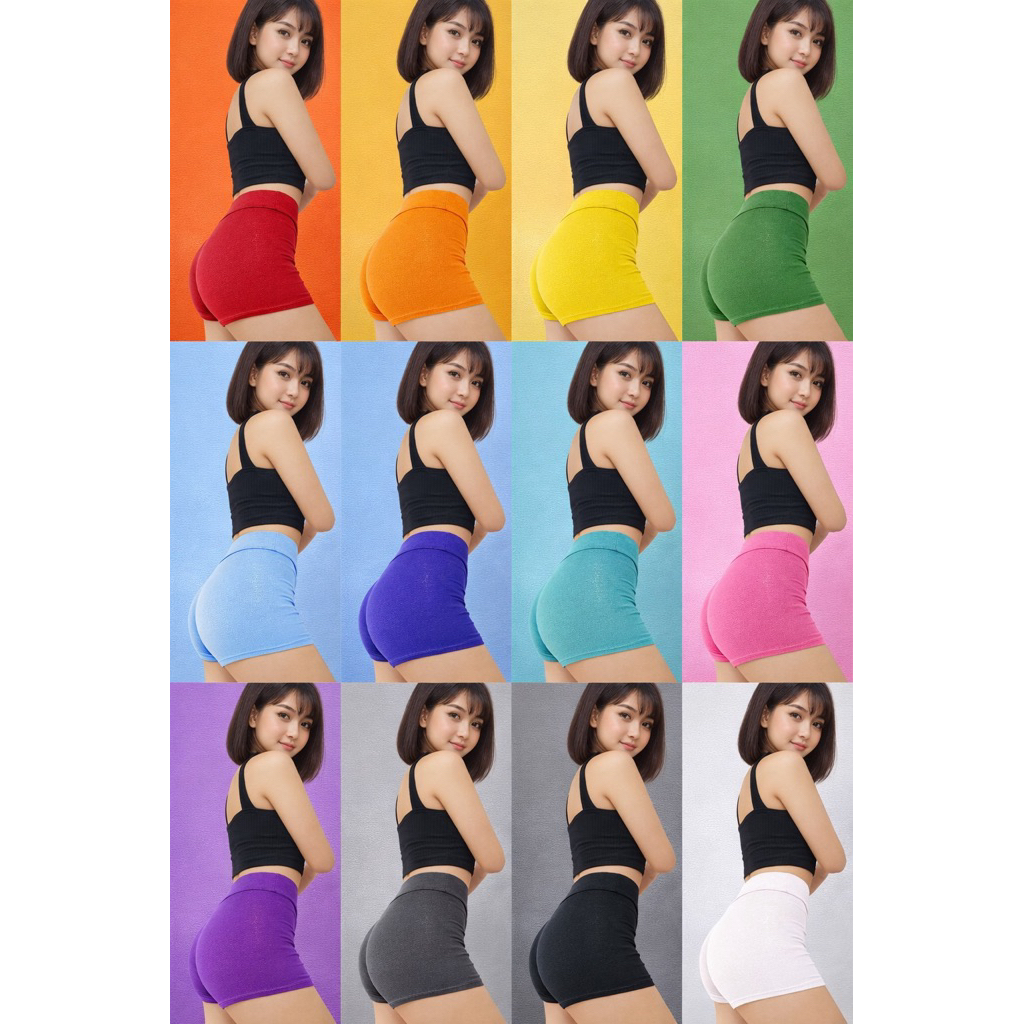 🔆ถูกที่สุด 🔆กางเกงขาสั้นกันโป้ ใส่ออกกำลังกายได้ค่ะ กางเกงสายฝอ สุดเท่ สาวอวบ-พลัสไซส์ คนท้องใส่ได้ ราคาถูกที่สุด โยคะ