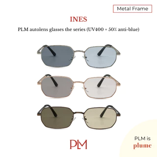 PLM (plume.bkk) แว่นกันแดดออโต้เลนส์เปลี่ยนสีรุ่น 'Ines' Autolens Sunglasses