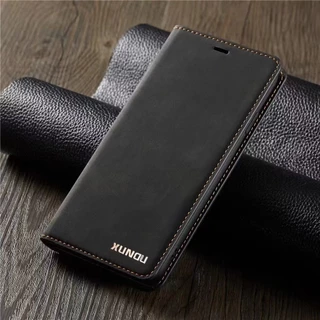 เคสฝาพับ สำหรับ Oppo A18 A38 A77 A57 A5 A5X A17 A17K A6X A6T A6 A5i A3X A3 A79 มีช่องใส่บัตร ตั้งได้ XUNTE3