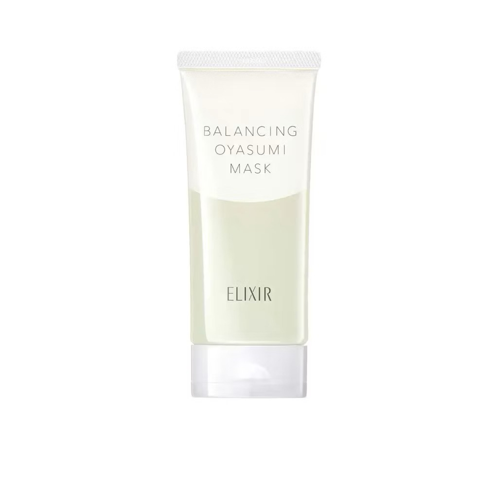 [พร้อมส่งในไทย🇹🇭] (Lotใหม่ ของแท้) ELIXIR Balancing Oyasumi Mask Sleeping Mask ขนาด90g นำเข้าจากญี่ปุ่น🇯🇵
