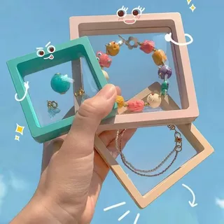 กรอบลอย 3D กล่องโชว์ของสะสม สำหรับพระเครื่อง เครื่องประดับ ของขวัญพิเศษ ความหมายดี