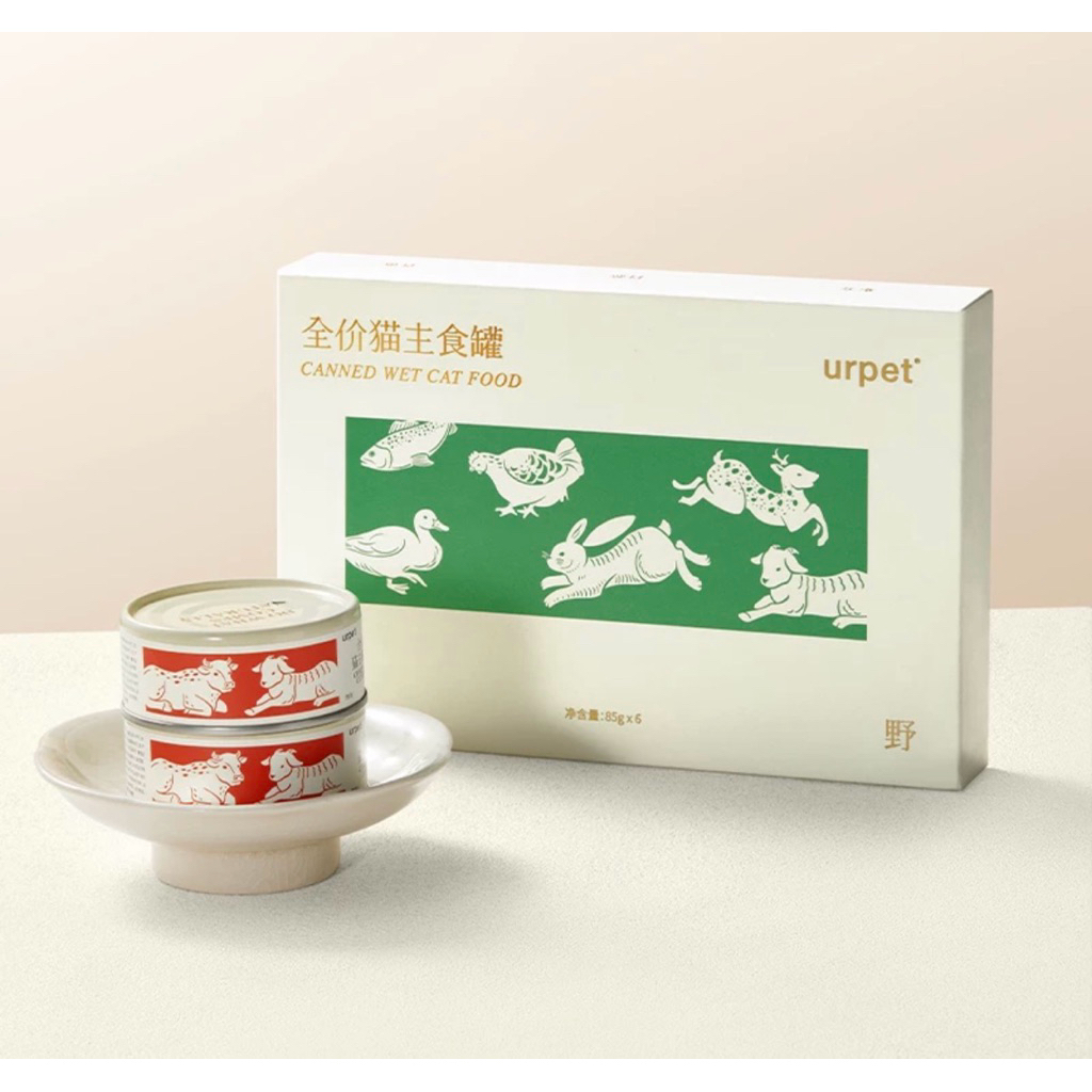 URPET - Wild Origin Complete Meal อาหารแมวเปียกมื้อหลัก 510g (85x6กระป๋อง)
