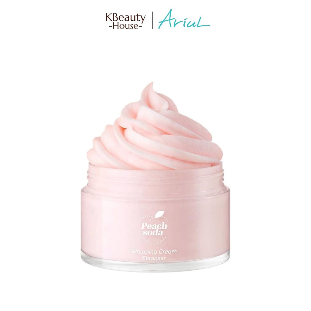 ariul peach soda whipping cream cleanser