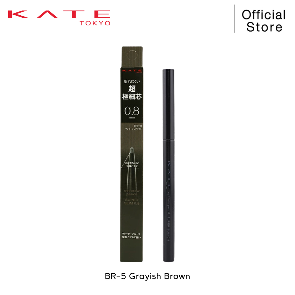KATE ดินสอเขียนคิ้ว EYEBROW PENCIL SUPER SLIM ไส้เรียวเล็กเพียง 0.8 มม. สร้างเส้นคิ้วคมกริบ ไม่หักง่