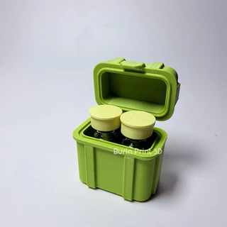กล่องเก็บเปปไทด์ ขนาด 3ml. 2 ช่อง (แบบฝาพับ)