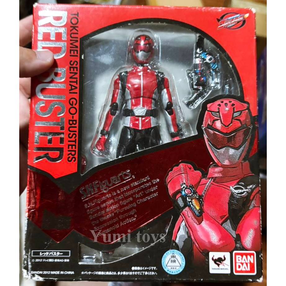 S.H.Figuarts Tokumei Sentai Go Busters Red Buster มือ1 เเท้ (พร้อมส่ง)