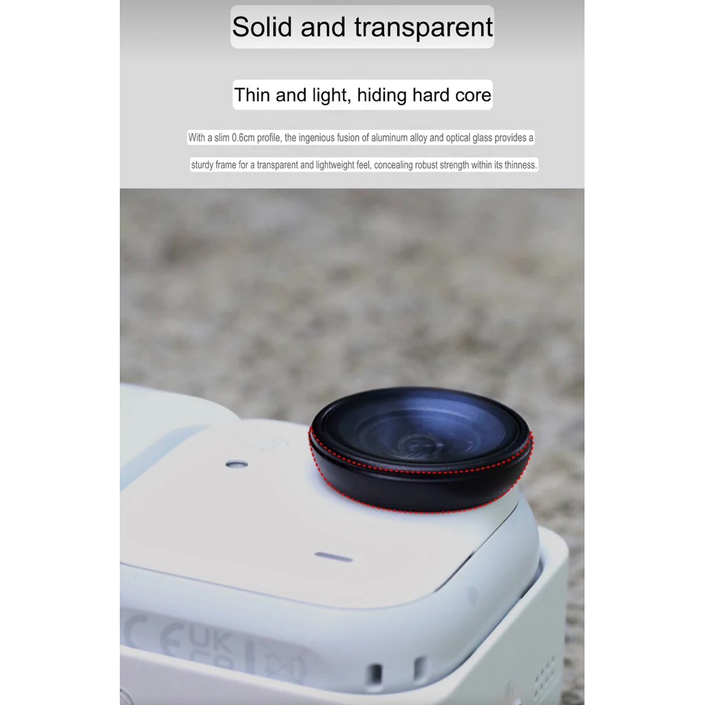 กระจก ครอบเลนส์ สำหรับ Insta360 Go Ultra Protective lens glass for Insta360 GoUltra thumbnail 4