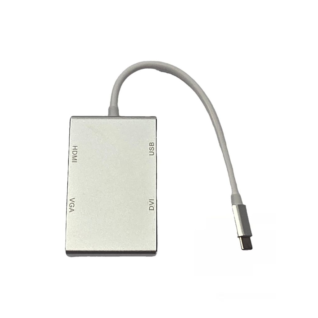 USB-type c to VGA DVI HDMI & USB
Adapter 4 in 1