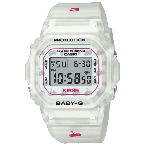 Baby-G นาฬิกาข้อมือผู้หญิง สายเรซิ่น รุ่น BGD-565,BGD-565KRS,BGD-565KRS-7D