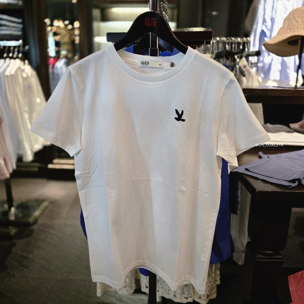 🛍 เสื้อยืดเบสิค CC DOUBLE O ผู้หญิง คอลใหม่ล่าสุด ของแท้💯% จัดส่งพร้อมถุงShop