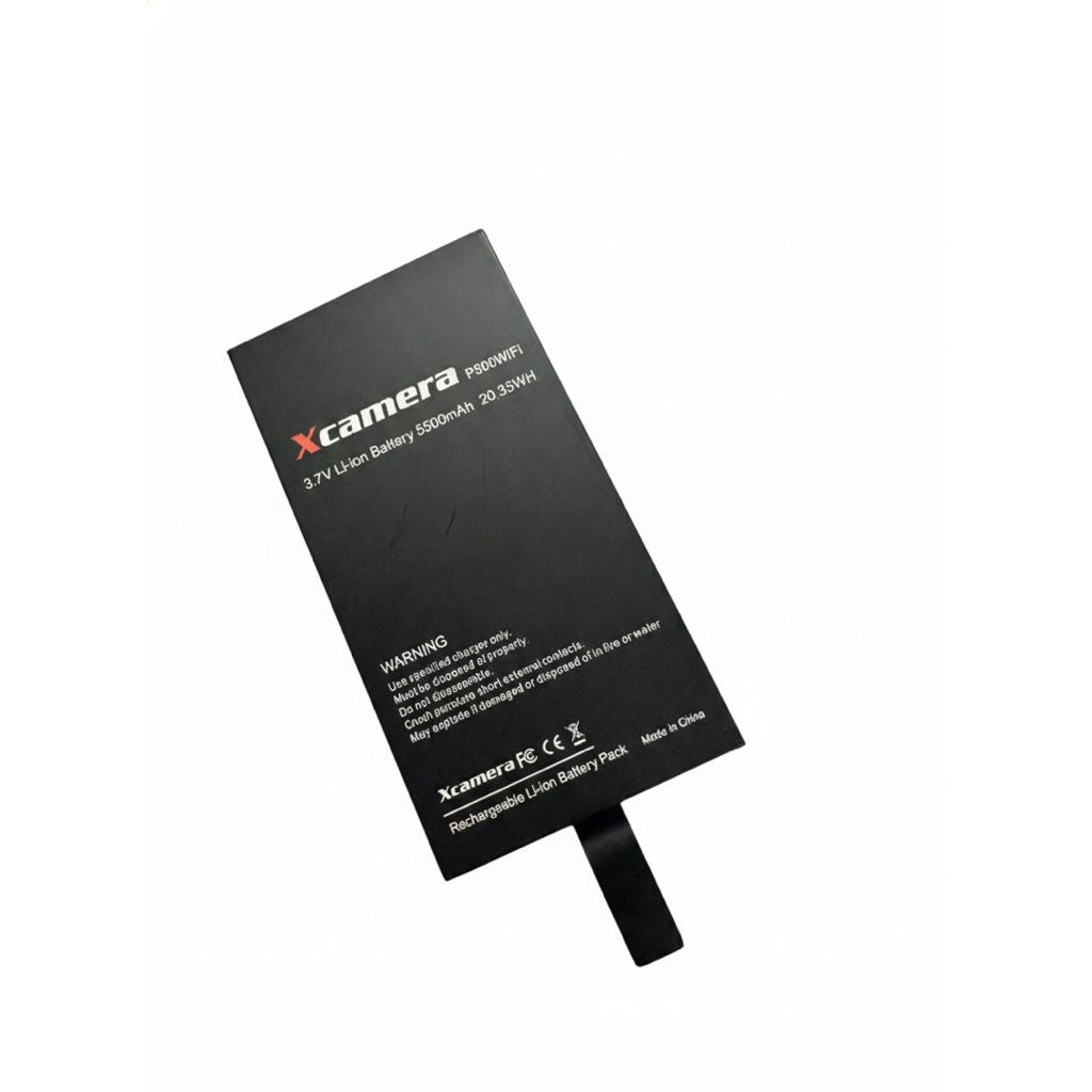 แบตเตอรี่กล้องติดกาย Xcamera P500 WiFi (ของแท้/สภาพดี) - ความจุสูง 5500mAh