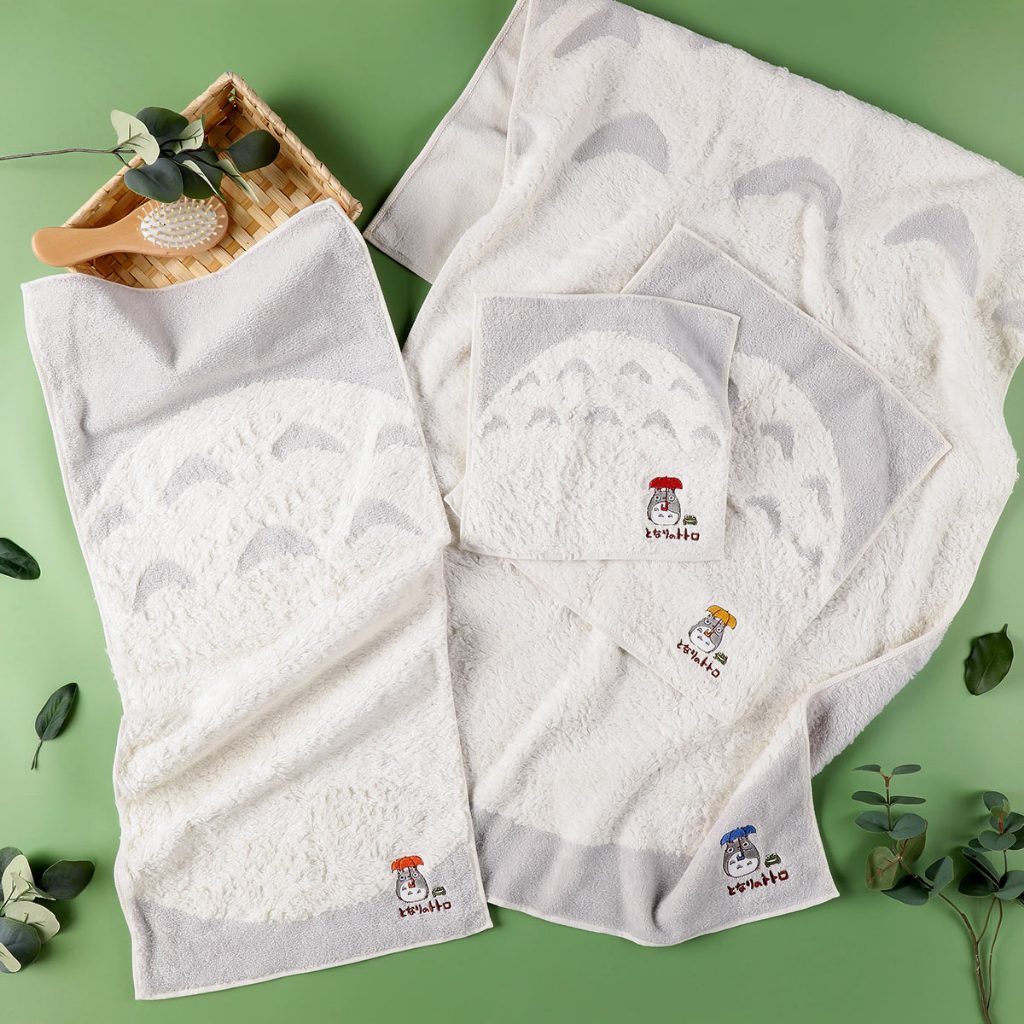 Ghibli Totoro ผ้าขนหนู ผ้าเช็ดตัว ขนนุ่ม พุงโตโตโระ สินค้าญี่ปุ่น