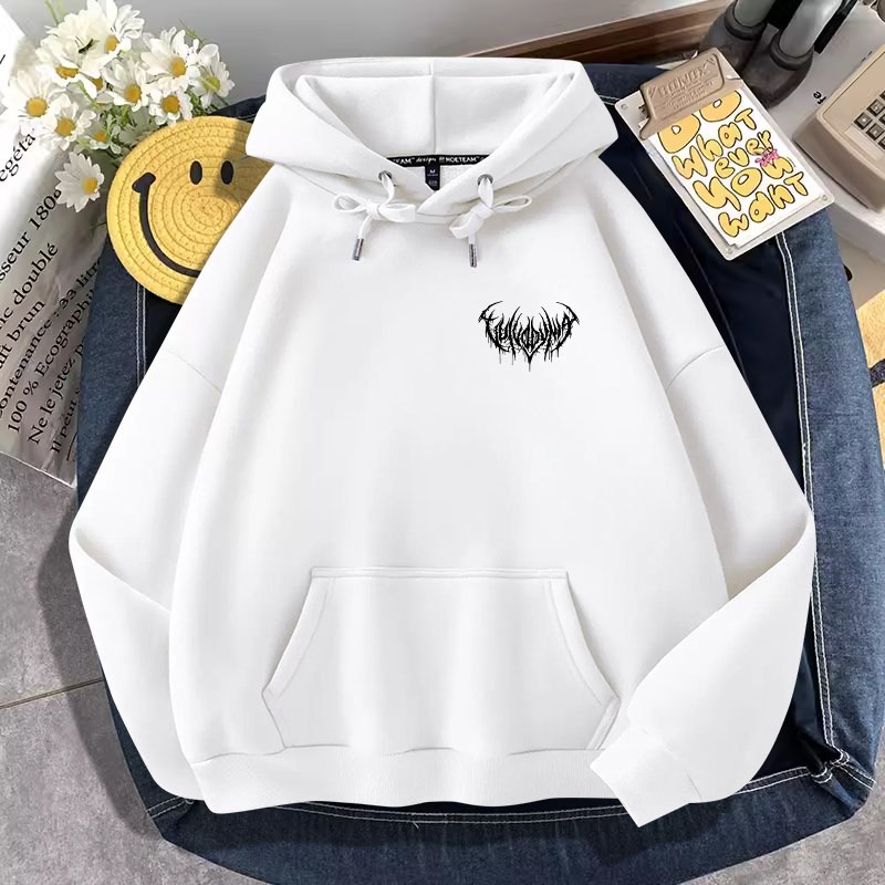 L1239B เสื่อแขนยาวมีฮูต พิมพ์ลายการ์ตูนน่ารัก มีไซส์ครบ สีให้เลือก เสื้อกันหนาวแฟชั่นเกาหลี(ใส่ได้ทั้งชายและหญิง)