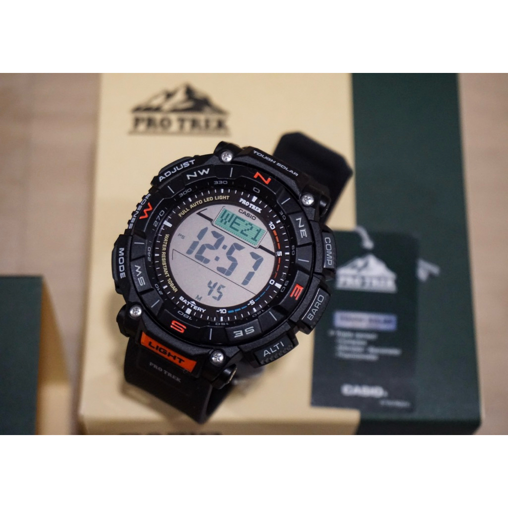 [มีสินค้าพร้อมจัดส่ง] CASIO PRO TREK [สีดำ] PRG-340-1, PRG-340-1DR, PRG-340