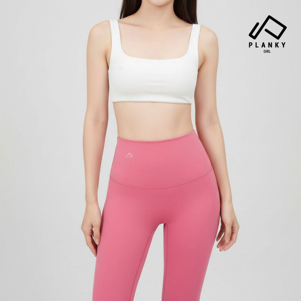 Planky Leggings (YOGA/PK168) กางเกงโยคะ เอวสูงทรงสวย เก็บสัดส่วน กางเกงฟิตเนสขายาว  กางเกงออกกำลังกา
