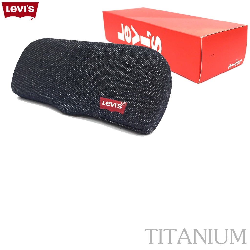 กล่องแว่นตาครบเซ็ต Leevi's พร้อมผ้า Leevi's