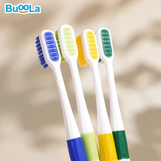 Buoola แปรงสีฟันสำหรับคนจัดฟัน+แปรงขัดซอกฟัน 10 ชิ้น ขนแปรงนุ่ม ไม่บาดเหงือก