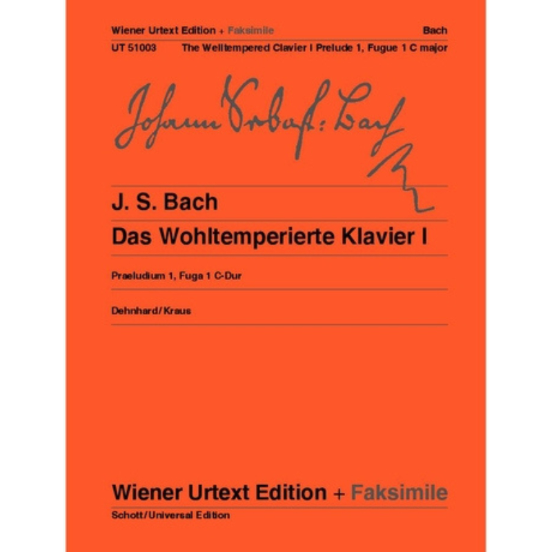 Bach, Johann Sebastian: Präludium 1 Fuga 1 à 4 C-Dur BWV 846 (UT51003)