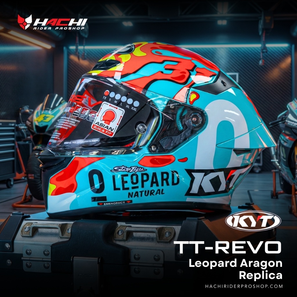 KYT TT REVO - Leopard Aragon Replica