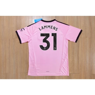 เสื้อฟุตบอล llมuยู ชุดนายประตู สีชมพู ปี 2025-26 เกรดแฟนบอล(3A) โลโก้ปัก ฟลูออฟชั่น เบอร์ชื่อ+อาร์ม EPL พร้อมส่งในไทย