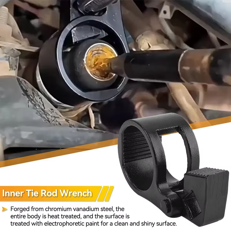 1 ป Tie Rod Wrench ลูกหมากด้านใน ตัวถอดลูกหมากแร็คเล็ก ok-1030 1 ประแจถอด 27-42 มม. ใช้สำหรับพวงมาลัยรถหางเสือ
