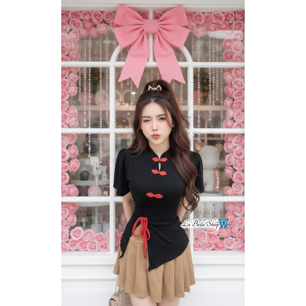 เสื้อตรุษจีนแต่งแบบ คุณภาพดี เนื้อผ้าพรีเมี่ยมยืดหยุ่นได้ C3 - รูปที่ 5