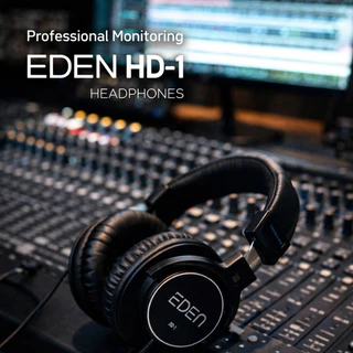 หูฟังกลองไฟฟ้า Eden HD-1 หูฟังแบบครอบเต็มใบสำหรับซ้อมกลองไฟฟ้าและสตูดิโอ