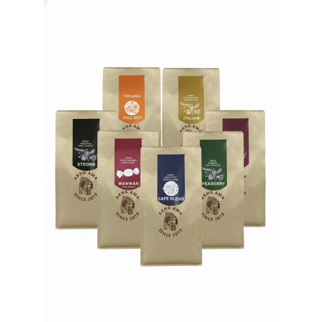 Best Value Set!!!Akha Ama Coffee คั่วใหม่!!500gx2