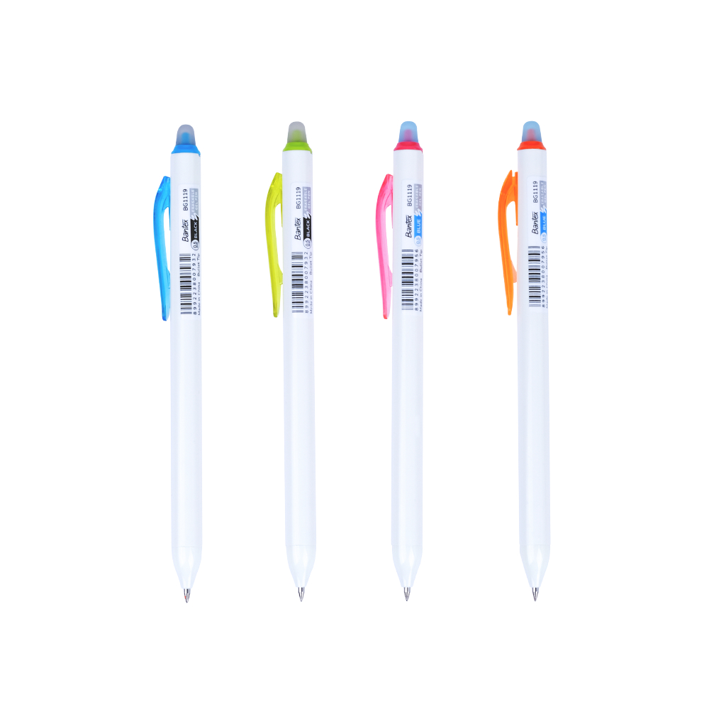 Bantex ปากกาเจลลบได้ ปากกา 0.5 มม. สุ่มสี จับถนัดมือ เขียนลื่น ใช้ได้ทุกพื้นผิวกระดาษ Gel Pen