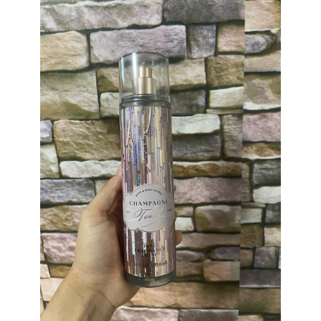 Bath & Body Works Champagne Toast Fine Fragrance Body Mist Spray 236ml. ของแท้