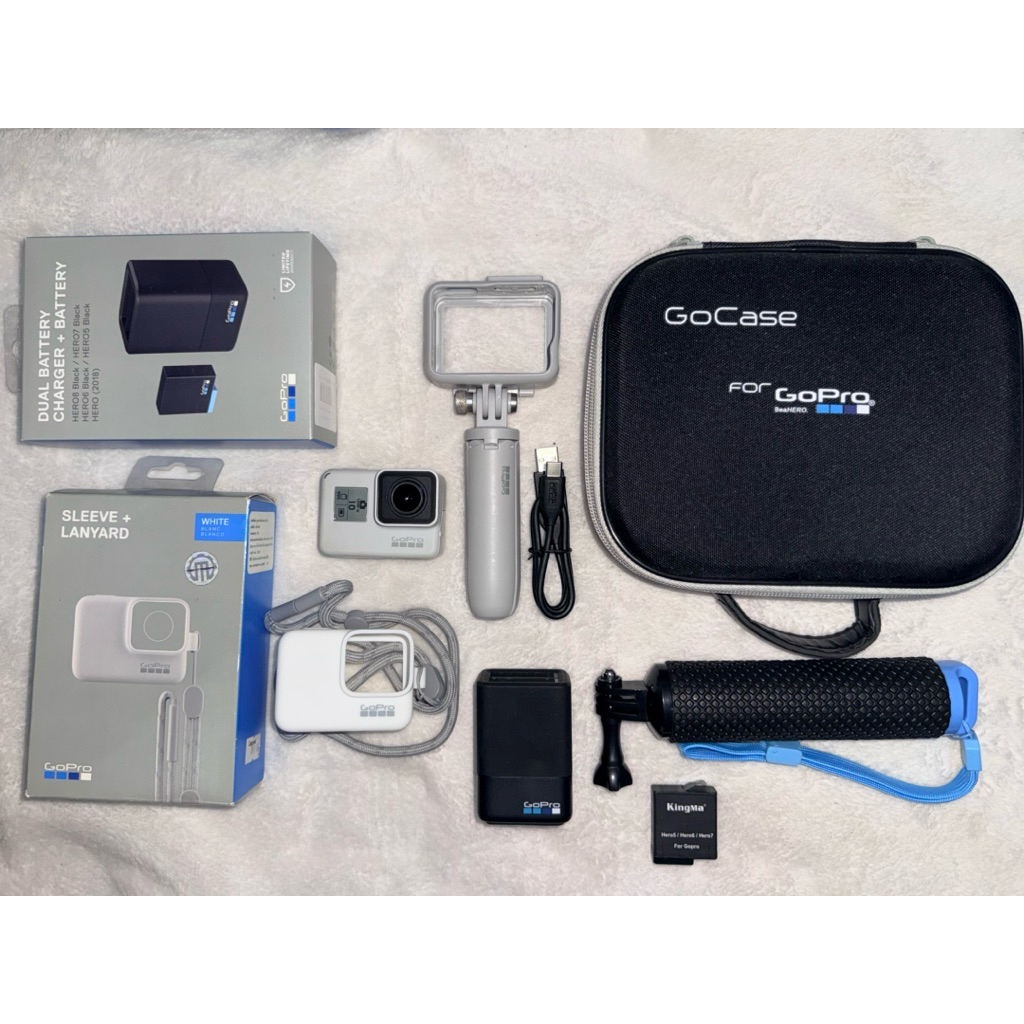 กล้อง gopro 7 black สี dusk white มือสอง