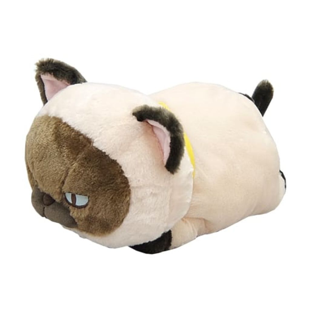 Amuse Amufun Ugly Cat Fluffy Plush ตุ๊กตาแมว หน้าไหม้ ลิขสิทธิ์แท้ญี่ปุ่น🇯🇵