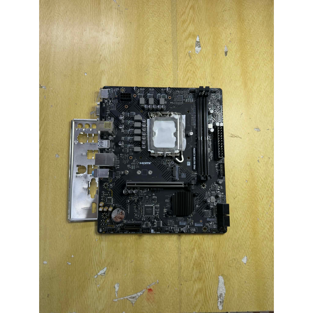 ขายMBมือสอง MSI PRO H610M-E DDR4 ( ไม่มีกล่อง มีฝาหลัง )