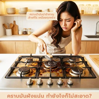 GREENIKA แปรงทำความสะอาดเตา ขนแปรงสองวัสดุ ลวดเหล็กละเอียด + ขนหมู ขัดคราบฝังแน่น แข็งแรง ไม่ทำลายพื้นผิว