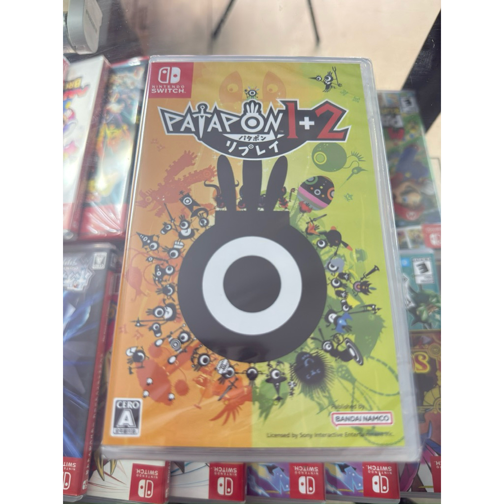 แผ่นสวิตช์มือหนึ่ง patapon1+2 replay