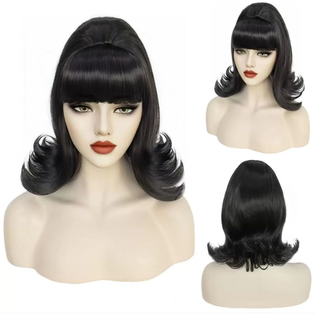 M2/2พร้อมส่งในไทย วิกผม วิกผมวินเทจ ย้อนยุค สไตล์สาวหวาน - รูปที่ 3