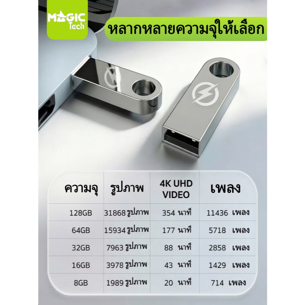 MAGICTECH FLASHDRIVE แฟลชไดร์ฟ USB3.0 /S 4GB 8GB 16GB 32GB 64GB - รูปที่ 2