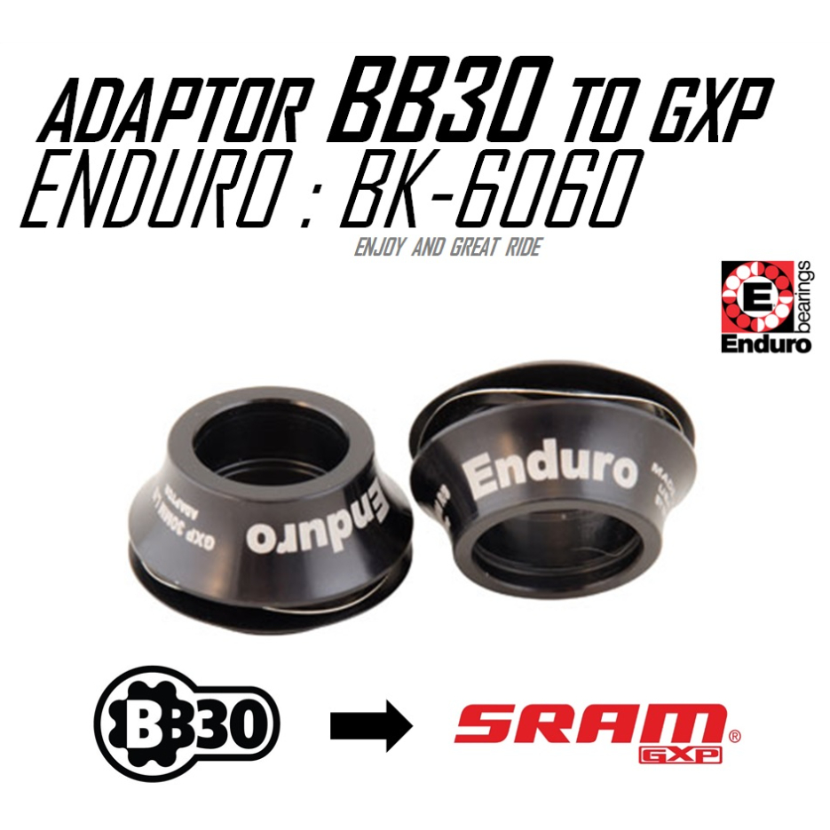 ADAPTORS ENDURO – BB30 TO SRAM GXP / SHIMNO 24MM