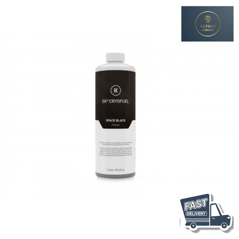 EK-CryoFuel Space Black (Premix 1000mL) - น้ำยาหล่อเย็นคอมพิวเตอร์ สินค้าพร้อมส่ง