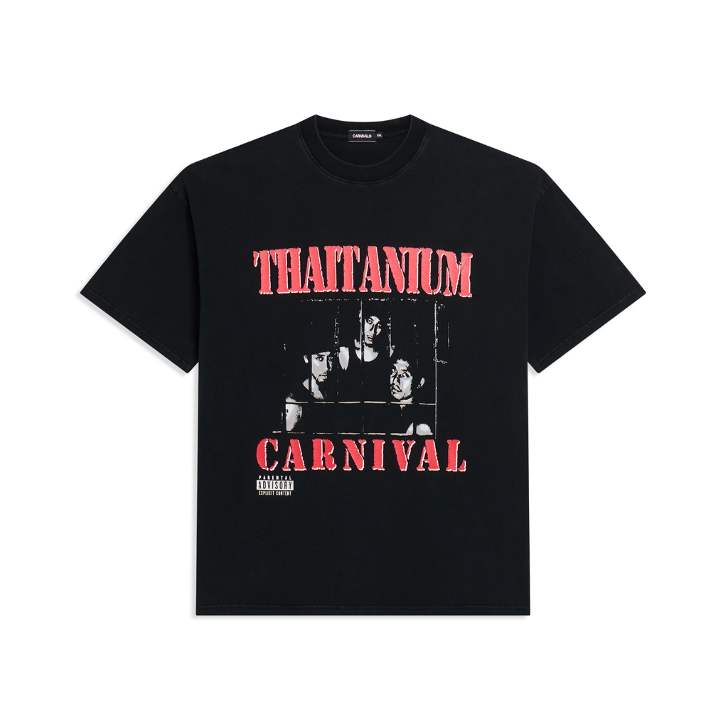 CARNIVAL CNVXTTNT002BK THAITANIUM R.A.S. TEE BLACK